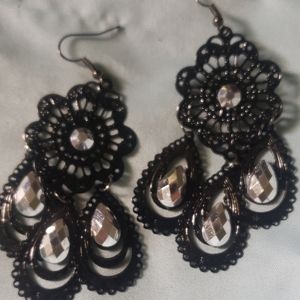 Black earrings